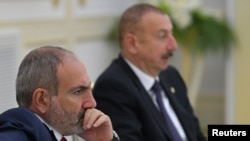 Հայաստանի վարչապետ Նիկոլ Փաշինյանը և Ադրբեջանի նախագահ Իլհամ Ալիևը, արխիվ