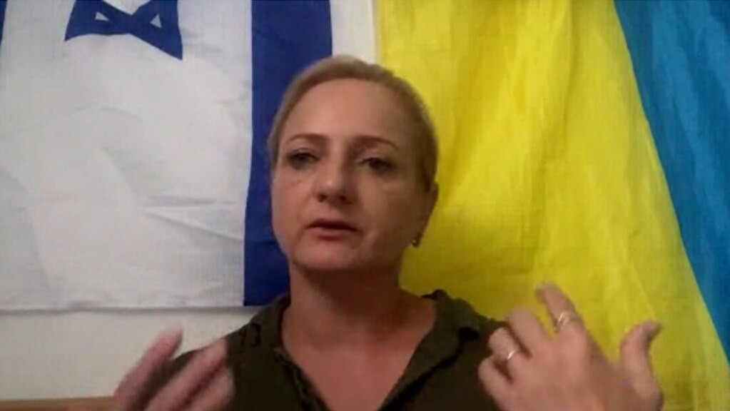 'We're Tired Of Fleeing From War': Ukrainians, Bucha Survivor Caught Up In Israel-Gaza Strikes