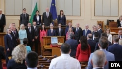 The new Bulgarian government was sworn in at the national assembly on June 6.