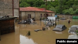Ջրհեղեղի հետևանքները Ալավերդի քաղաքում, 26-ը մայիսի, 2024թ.