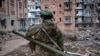 Український військовий у Бахмуті, 15 березня 2023 року