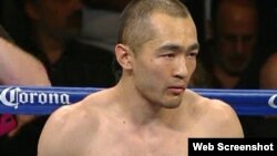 Казакстандык мушкер Бейбит Шуменов. Видеодон алынган кадр.