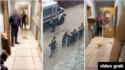 Тажик мигранттары жашаган жатаканадагы рейд. Орусия. 3-апрель, 2024-жыл