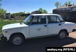 Служебный автомобиль акима сельского округа Турген. Акмолинская область, 13 мая 2021 года.
