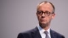 Friedrich Merz addresses the media in Berlin, April 9, 2025.
