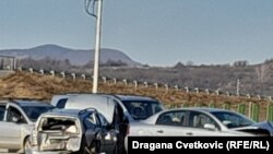 Србија, Пирот--Состојбата на автопатот, по евакуација на патници поради несреќа со истекување на амонијак, 26.12.2022