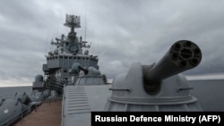 Установки на ракетном крейсере «Москва»