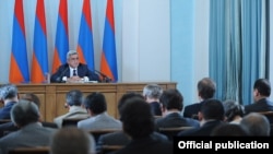 Նախագահ Սերժ Սարգսյանը օտարերկրյա դիվանագետների հետ հանդիպմանը, 31-ը օգոստոսի, 2012