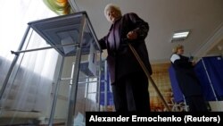 Донецкідегі дауыс беру.