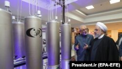 Президент Ирана Хасан Роухани на ядерном объекте