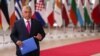 Az orosz olajat érintő intézkedésekről szóló brüsszeli egyeztetésre érkezik Orbán Viktor kormányfő 2022. május 30-án.
