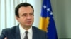 Kosovo: Prime Minister Albin Kurti during an interview with RFE/RL