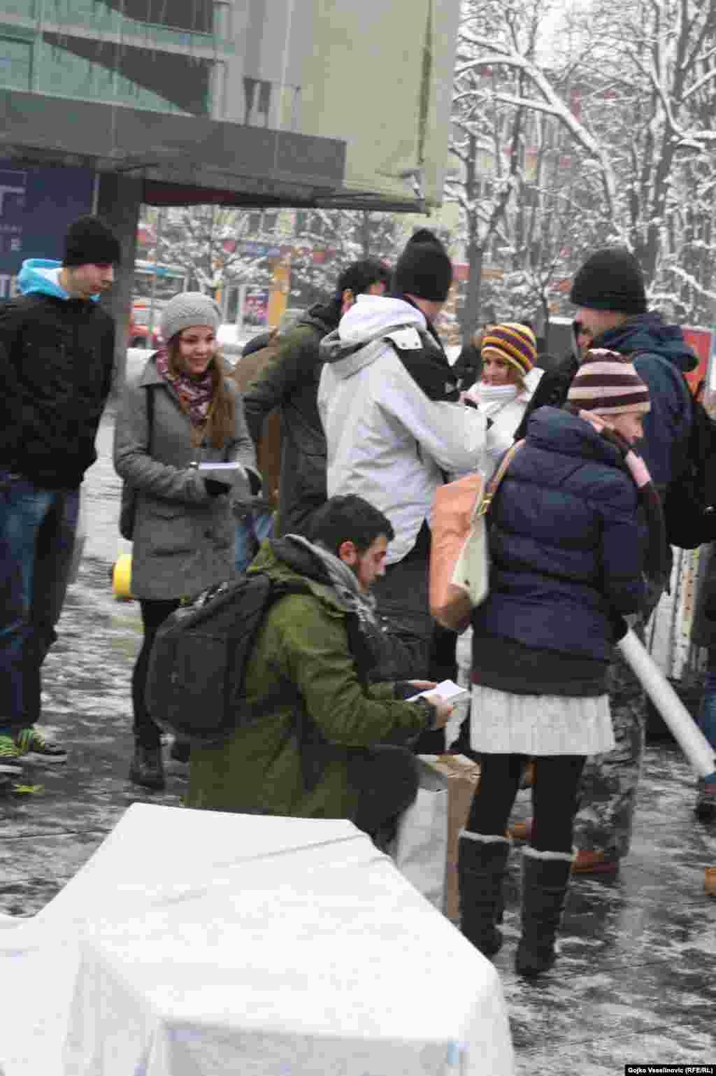 Performans "Sahrana ljudskih prava u BiH" u Banja Luci, 10. decembar 2012.