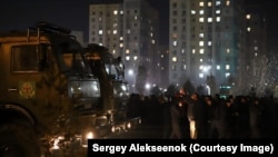 Алматыдағы наразылық.