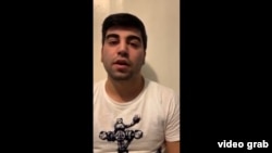 Скриншот видеообращения мужчины, представляющегося Нареком Гуруряном.