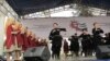 ​​В центре набережной была установлена сцена, на которой весь день выступали детские и молодежные хореографические коллективы из всех районов Абхазии