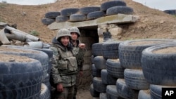 Արցախի ՊԲ զինծառայողները մարտական դիրքում, հոկտեմբեր, 2020թ.