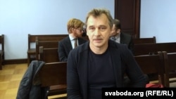 Анатоль Лябедзька ў судзе. Менск, 28 кастрычніка 2015 году