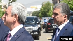 Սերժ Սարգսյանը և Վաչագան Ղազարյանը, արխիվ