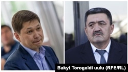 Сапар Исаков менен Албек Ибраимов.