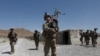U.S. troops patrol at an Afghan National Army base in Logar Province. (file photo)