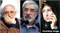 میرحسین موسوی و مهدی کروبی همراه با زهرا رهنورد از بهمن سال ۸۹ بدون برگزاری دادگاه و محاکمه در حصر خانگی هستند.