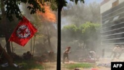 انفجار در شهر سوروچ در ترکیه؛۲۸ کشته و ۱۰۰ زخمی 