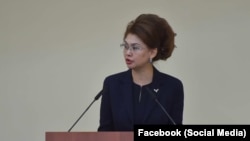 Қазақстанның ақпарат және қоғамдық даму министрі Аида Балаева.