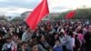 Armenia - The opposition Armenian Revolutionary Federation holds an election campaign rally in Armavir, 17Apr2012.