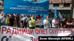 Protest u Beogradu protiv zakona o radu