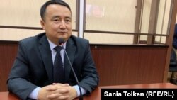 Тіркелмеген "Нағыз Атажұрт" ұйымының жетекшісі Серікжан Біләш.