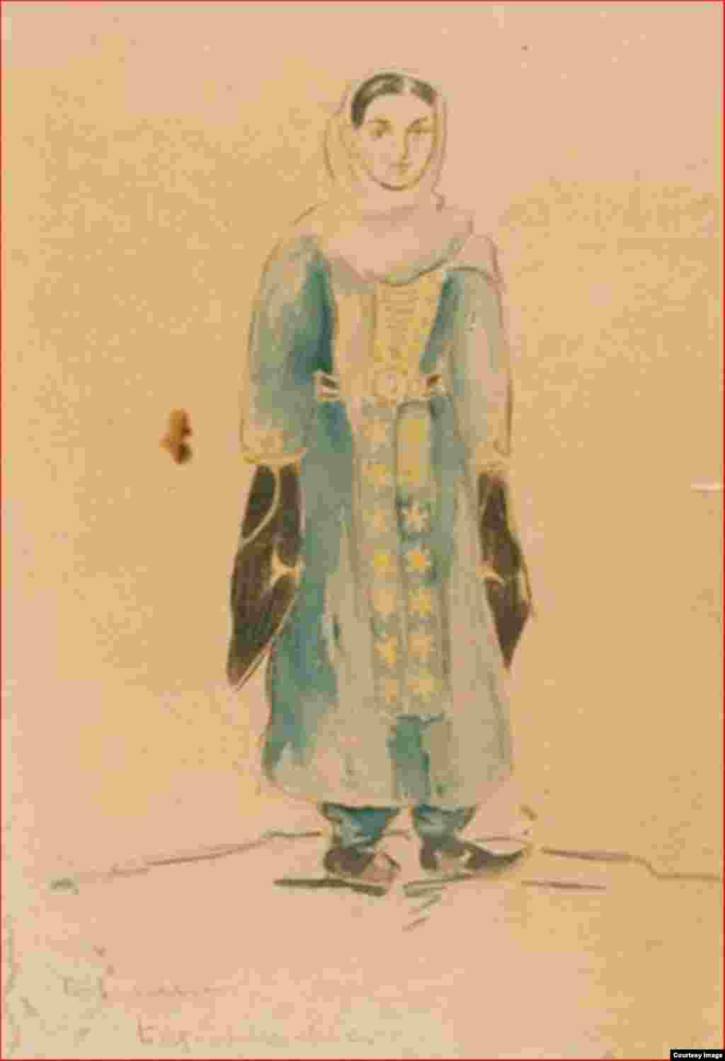 Федоров Д.С. Карачаевка. ст. Баталпашинская. Черкесия. 1925 г. (Федоров Димитрий (Дмитрий) Степанович (1890 - 1963) родился в Кропоткине, в 1911 году поселился в Ростове-на-Дону. Самые выдающиеся произведения связаны с поездкой на Кавказ в 1924-1925 гг. Эту поездку он совершил с двумя другими молодыми талантливыми художниками Федором Черноусенко и Василием Шлипневым.)