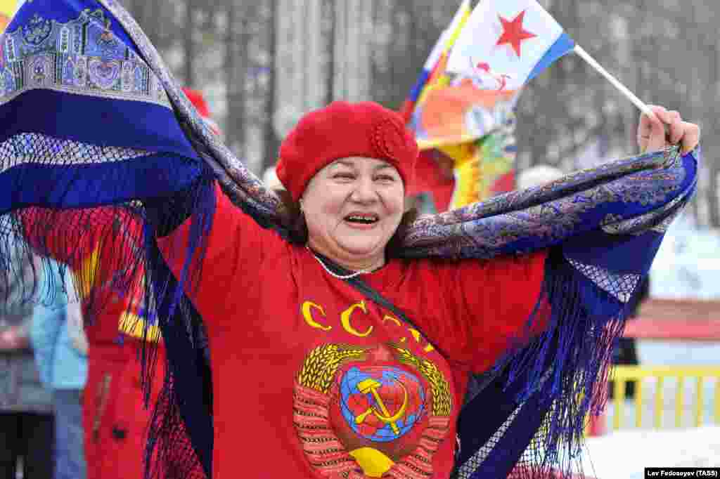 Митинг "Крымская весна! Мы вместе!" в Мурманске, март 2017 года