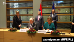 Հայաստան-Եվրամիություն Համապարփակ և ընդլայնված գործընկերության համաձայնագրի ստորագրման արարողությունը, Բրյուսել, 24-ը նոյեմբերի, 2017թ․