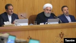 روحانی در جلسه هیئت دولت