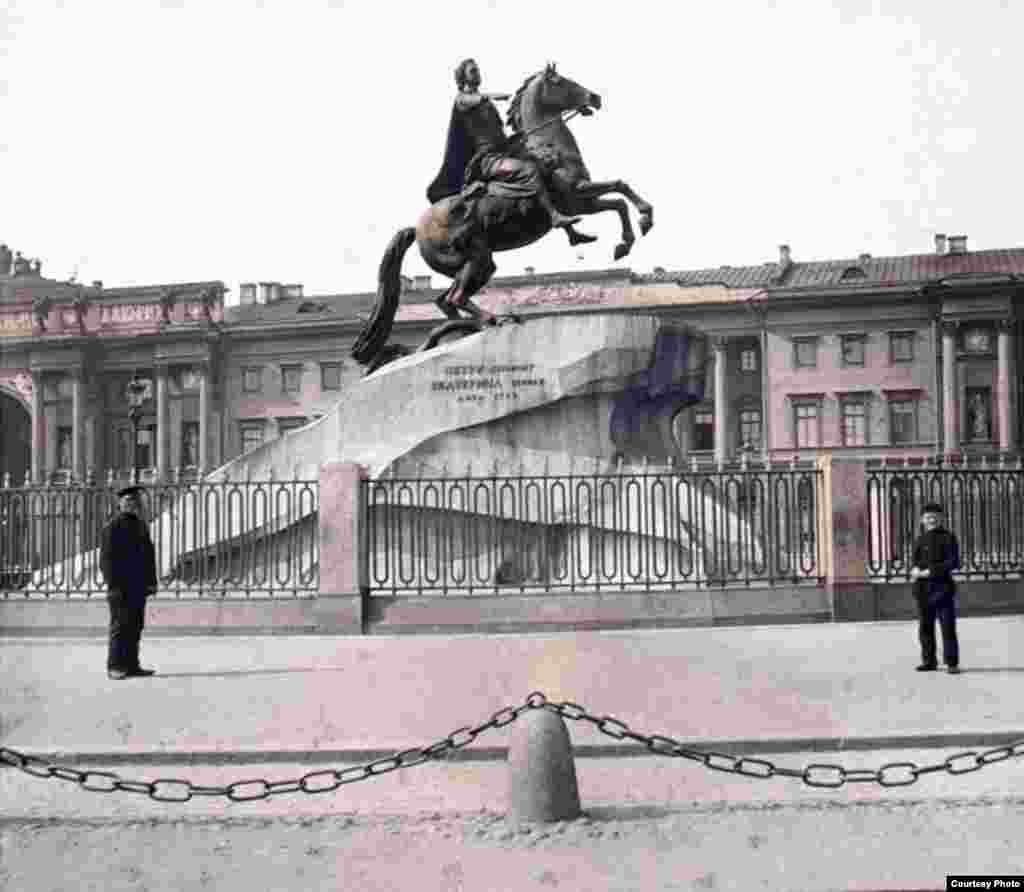 "Медный всадник". Франтишек Краткий. Санкт-Петербург, 1896