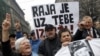 Pristalice Jovana Divjaka na protestu u sarajevu, 05 mart 2011.