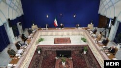 جلسه هیئت دولت به ریاست حسن روحانی، رئیس جمهوری ایران، روز یکشنبه برگزار شد