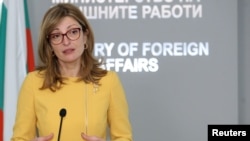 Министерска за надворешни работи Екатерина Захариева