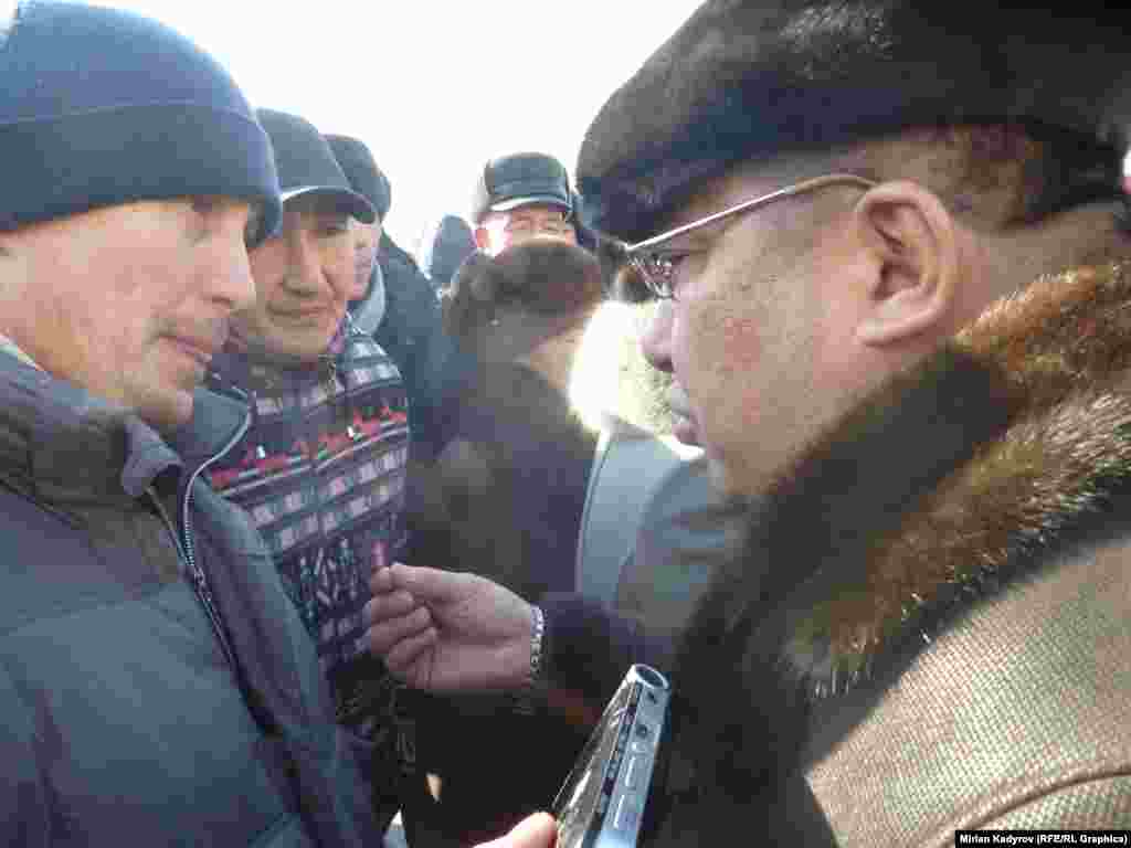 Полномочный представитель правительства в Нарынской области Аманбай Кайыпов. 