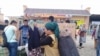 Queue at the Kyrgyz-Uzbek border, may 19, 2018