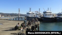 Рыбаки, сидящие с удочками на городских причалах, ворчат и сетуют: «Вот снова пришли турецкие суда, соскребут все дно и увезут всю рыбу!»