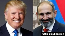 Президент США Дональд Трамп, премьер-министр Армении Никол Пашинян 