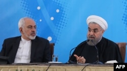 حسن روحانی در کنار وزیر خارجهاش