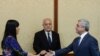 Armenia - Armenian President Serzh Sarkisian receives representatives of the Prosperous Armenia Party, Yerevan, 12Mar, 2015
