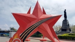 Инсталляция в Севастополе к российскому «Дню Победы», 8 мая 2025 года