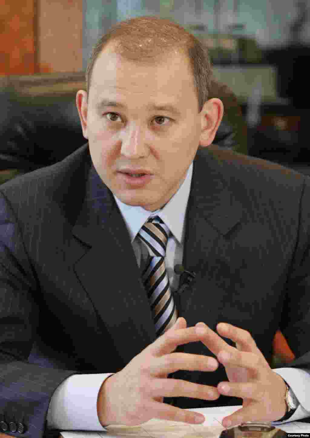 Kazakhstan - Mukhtar Dzhakishev, Zhakishev. President of Kazatomprom company, 02Apr2009 - Мухтар Джакишев, президент компании "Казатомпром".