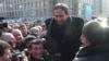 Никол Пашинян во время демонстраций оппозиции 1 марта 2008 г.