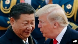 Си Цзиньпин и Дональд Трамп 