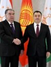 Тажикстандын президенти Эмомали Рахмон менен Кыргызстандын президенти Садыр Жапаров